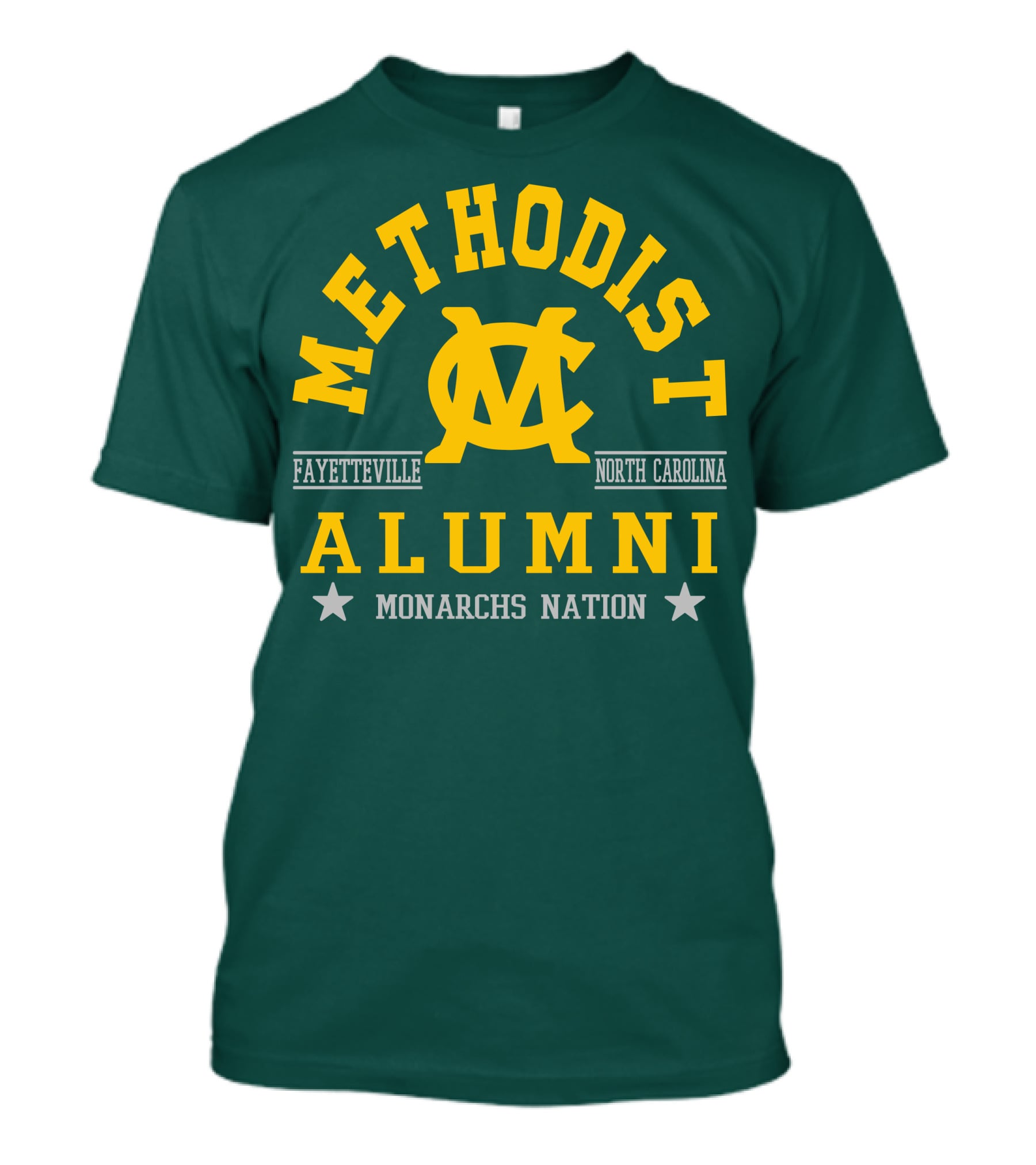 Methodist Alumni Monarchs Nation Fayetteville North Carolina T-Shirt