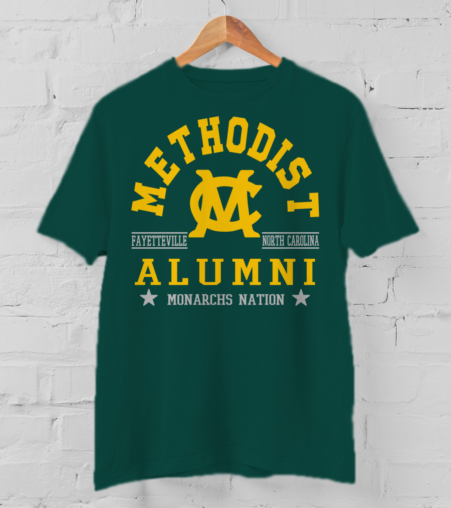 Methodist Alumni Monarchs Nation Fayetteville North Carolina T-Shirt
