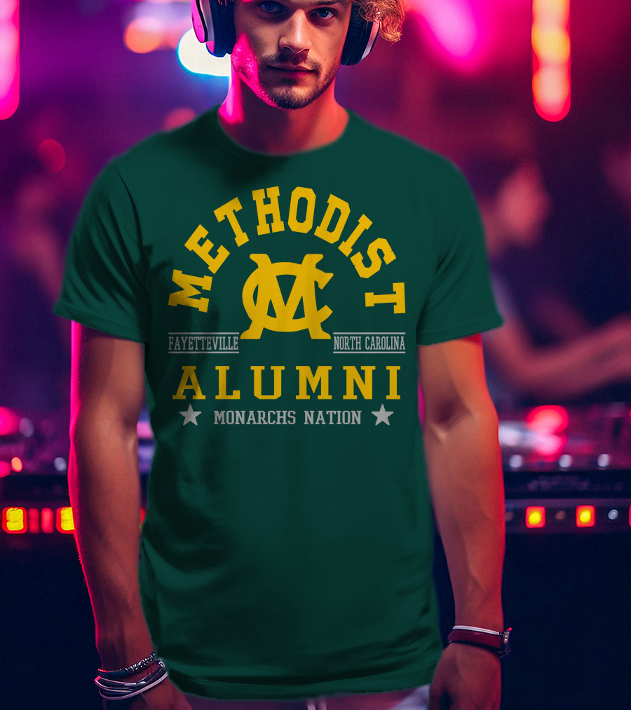 Methodist Alumni Monarchs Nation Fayetteville North Carolina T-Shirt