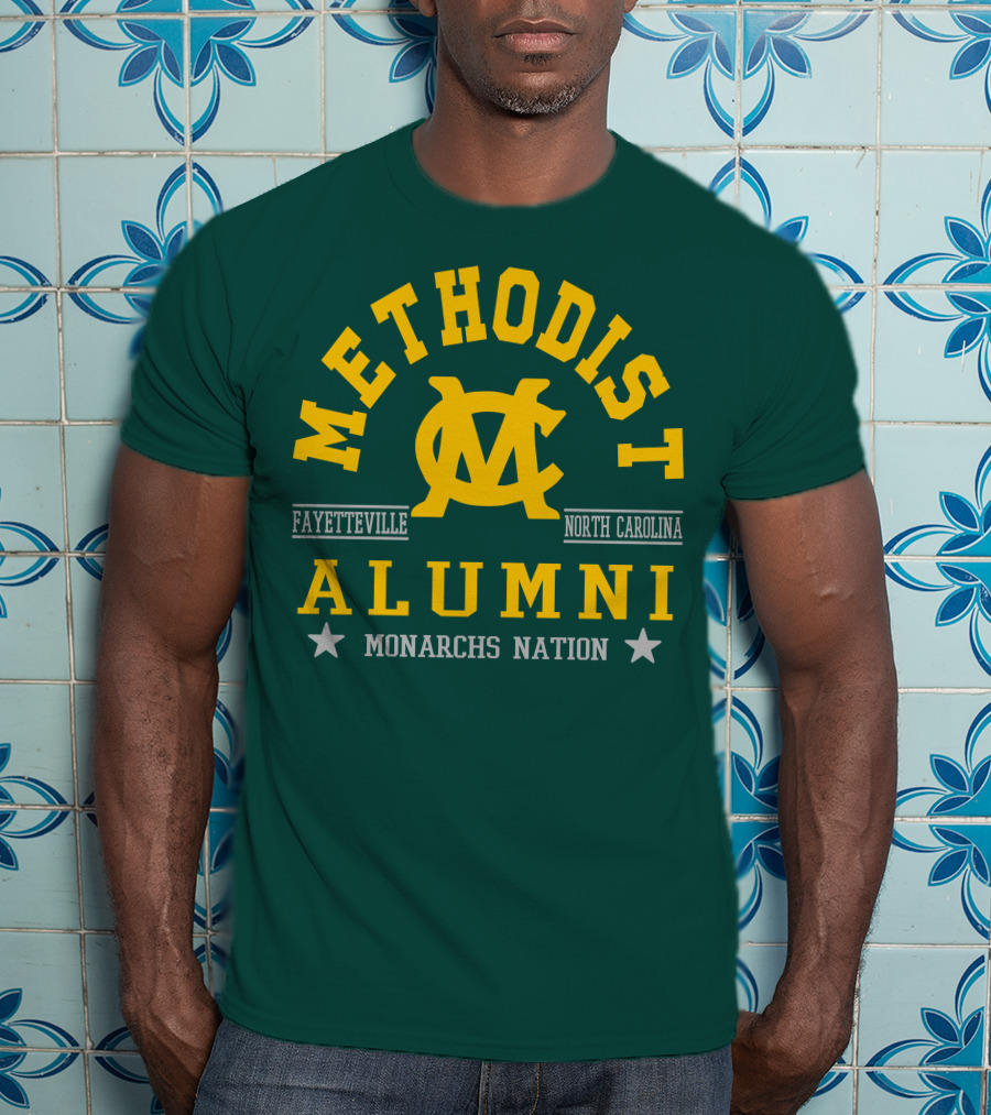 Methodist Alumni Monarchs Nation Fayetteville North Carolina T-Shirt