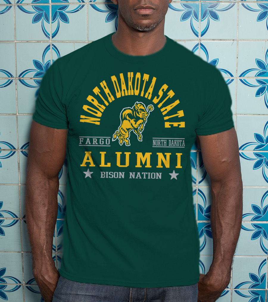 North Dakota State Fargo Alumni Bison Nation North Dakota T-Shirt