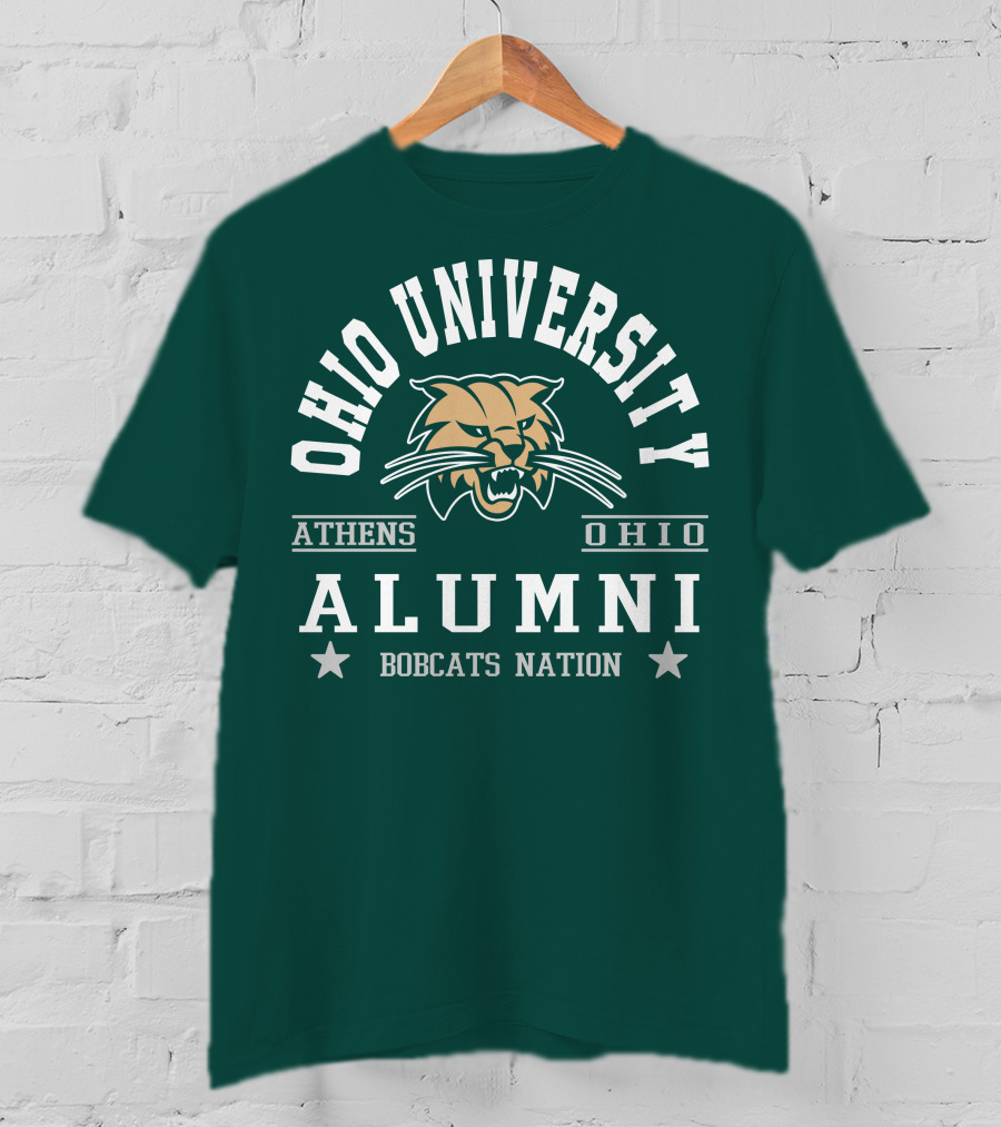 Ohio University Alumni Athens Ohio Bobcats Nation T-Shirt