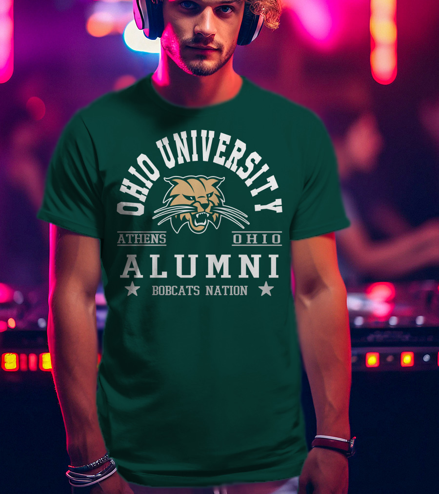 Ohio University Alumni Athens Ohio Bobcats Nation T-Shirt