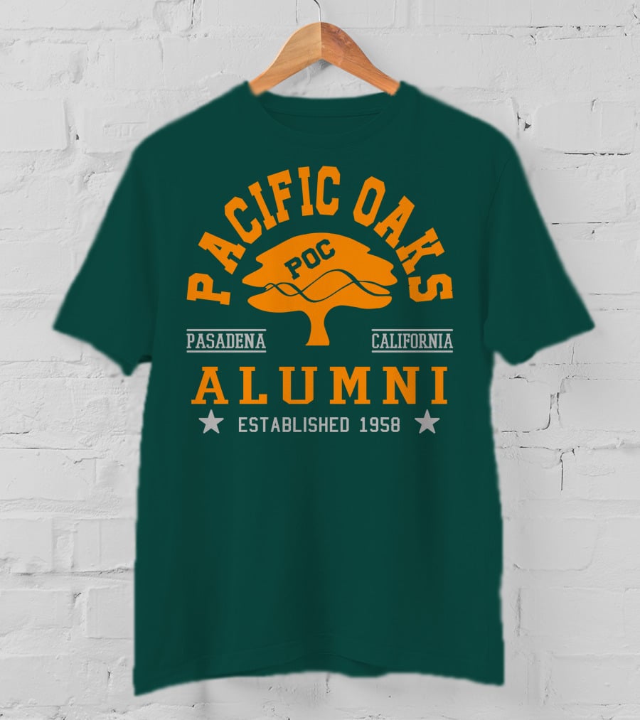 Pacific Oaks POC Alumni Pasadena California Established 1958 T-Shirt