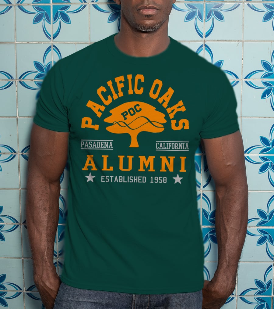 Pacific Oaks POC Alumni Pasadena California Established 1958 T-Shirt