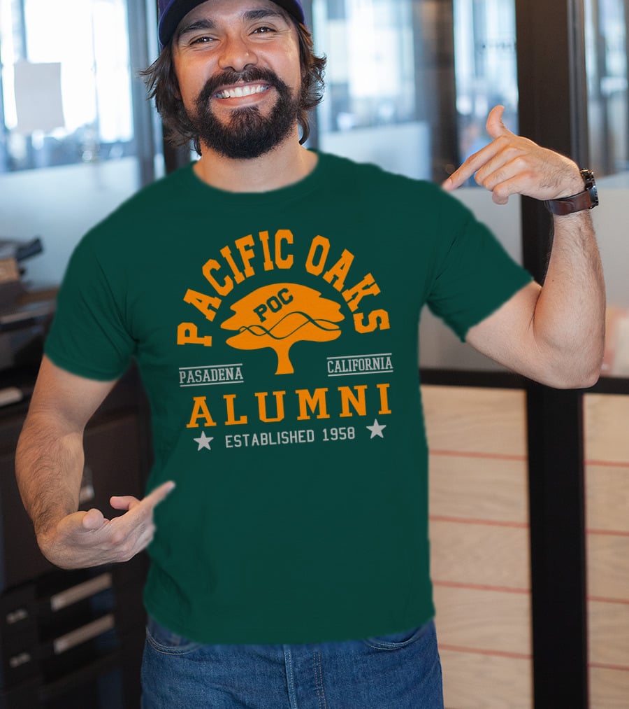 Pacific Oaks POC Alumni Pasadena California Established 1958 T-Shirt