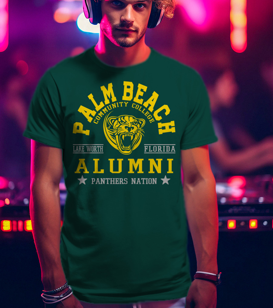 Palm Beach Community College Lake Worth Florida Alumni Panthers Nation T-Shirt