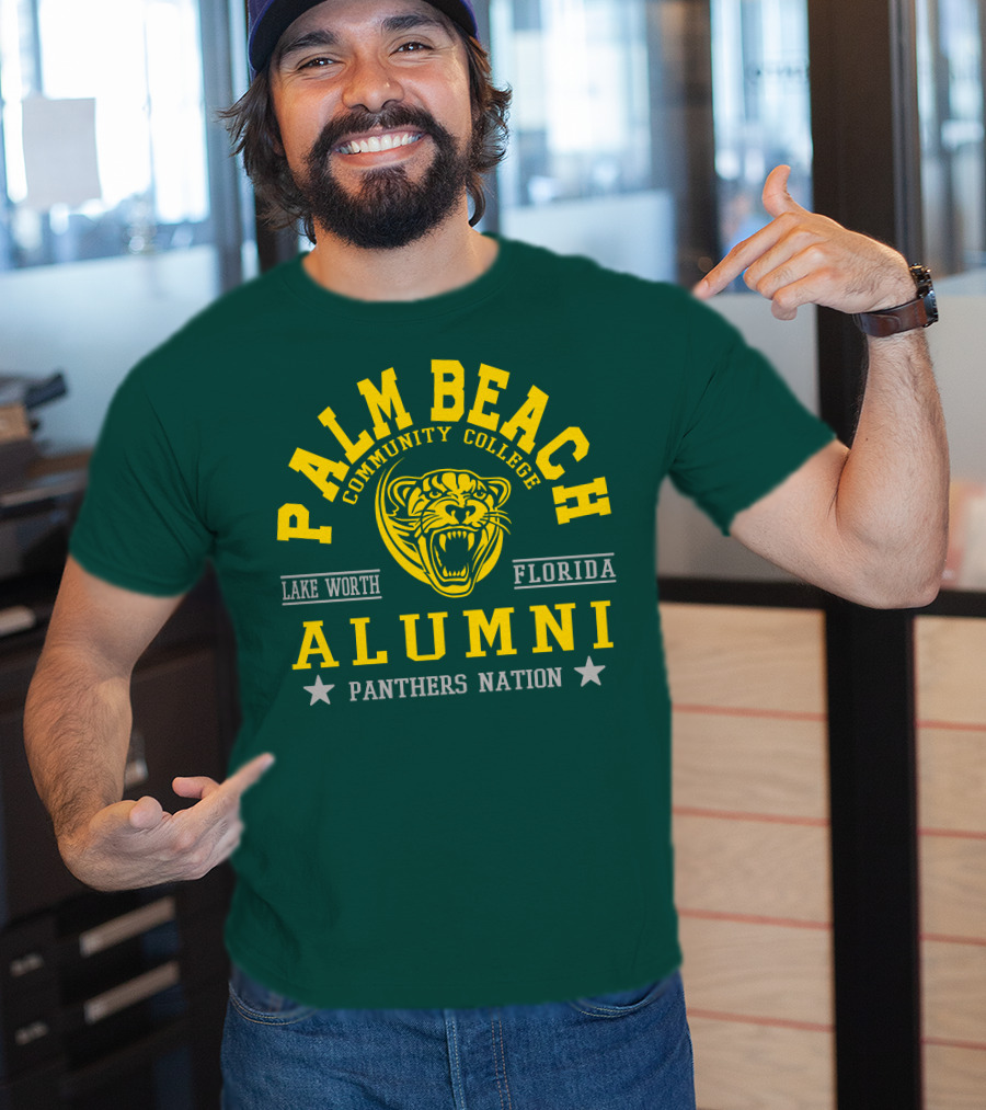 Palm Beach Community College Lake Worth Florida Alumni Panthers Nation T-Shirt
