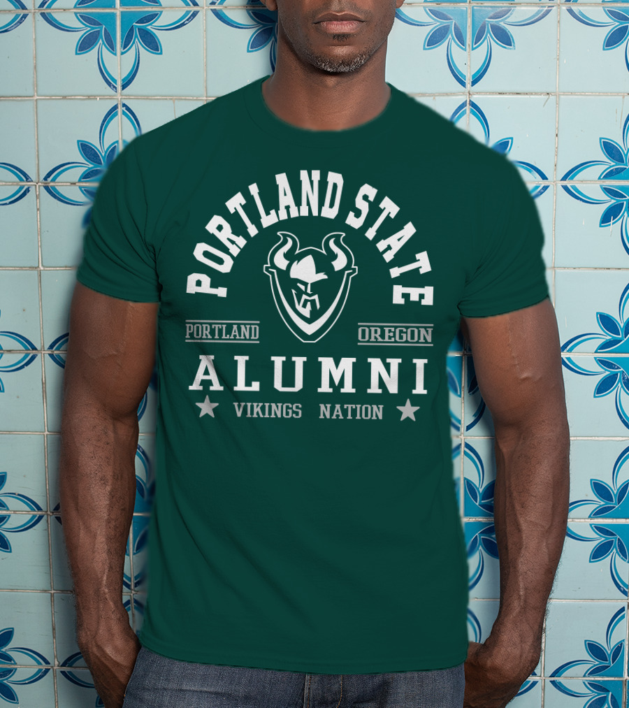 Portland State Alumni Oregon Vikings Nation T-Shirt