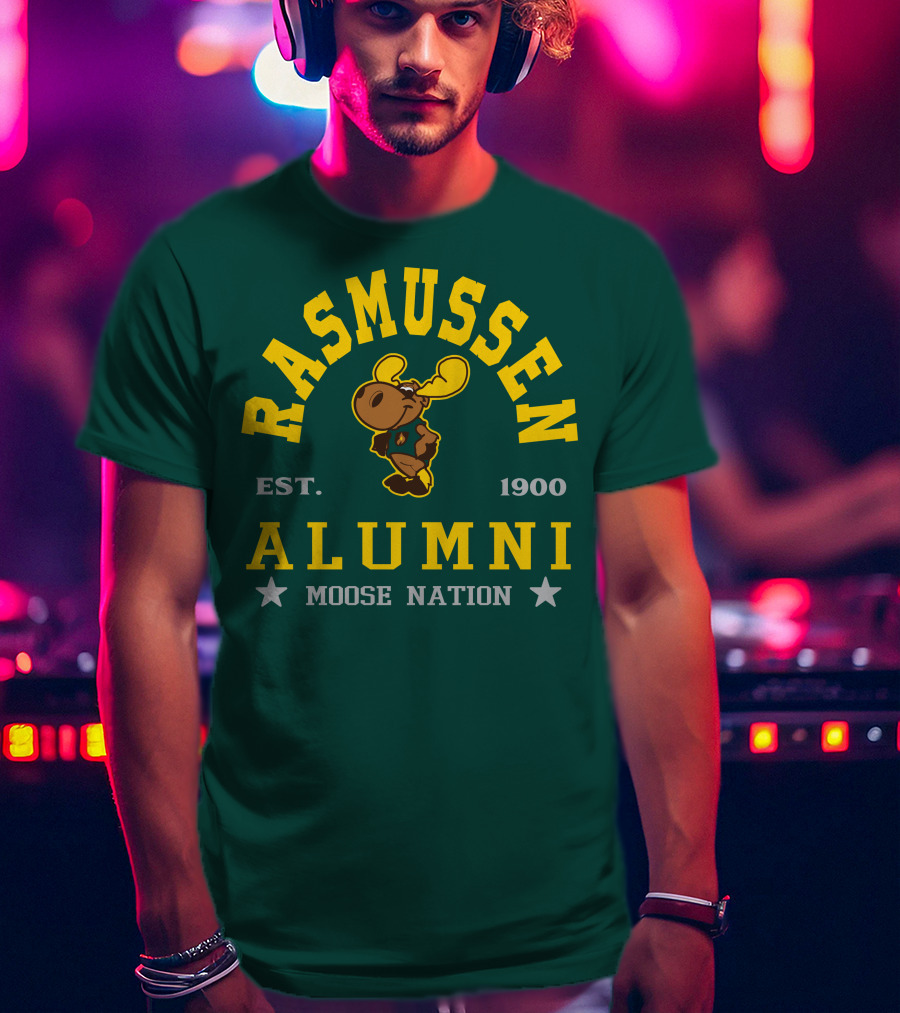 Rasmussen Alumni Moose Nation Est. 1900 T-Shirt