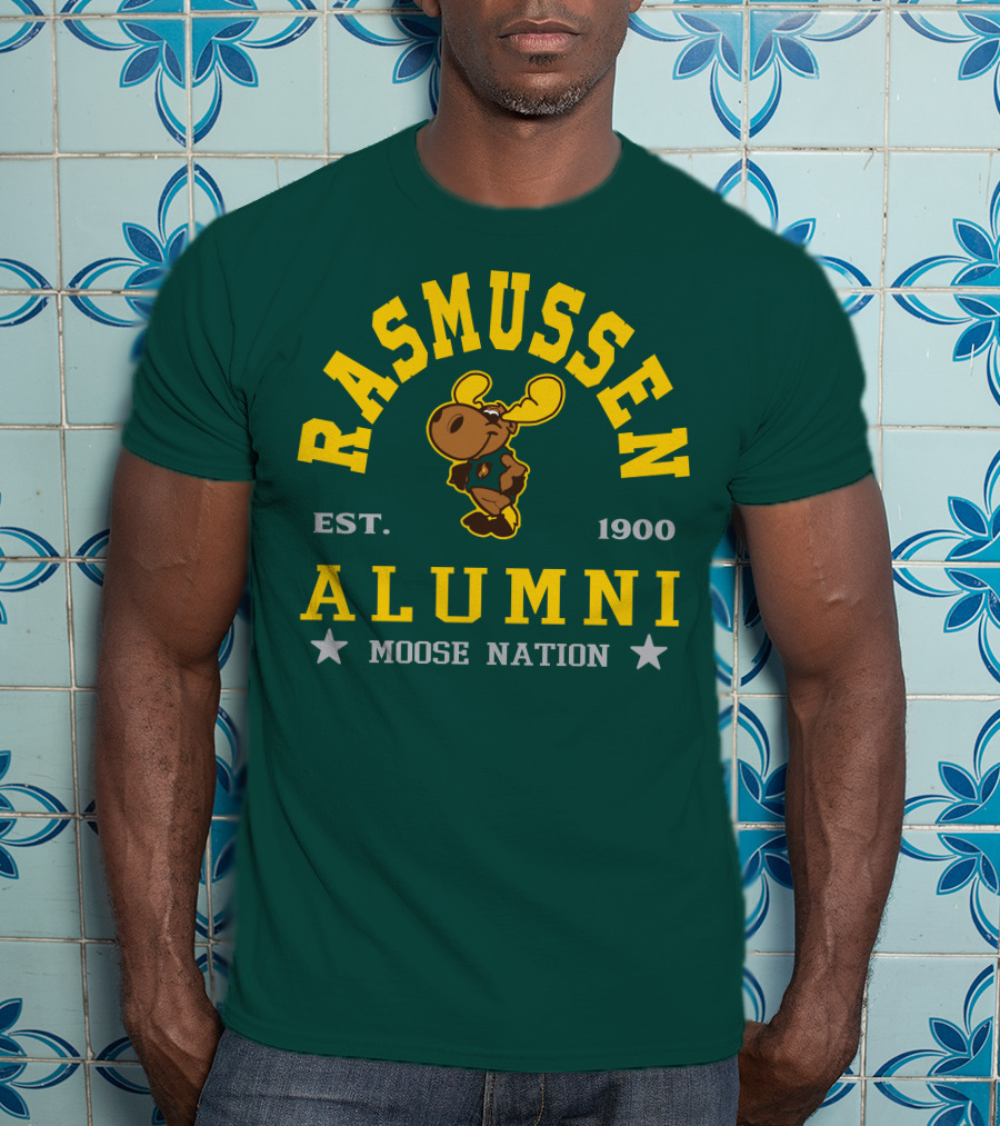 Rasmussen Alumni Moose Nation Est. 1900 T-Shirt