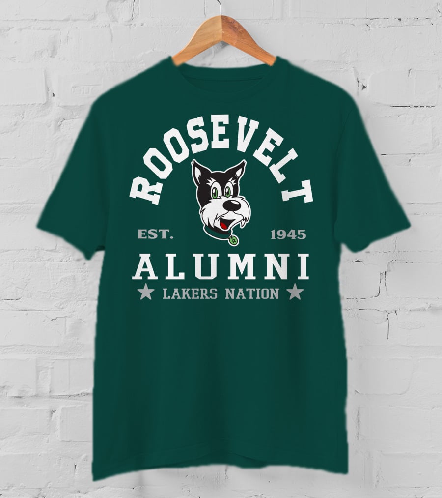 Roosevelt University Alumni Lakers Nation Est. 1945 T-Shirt