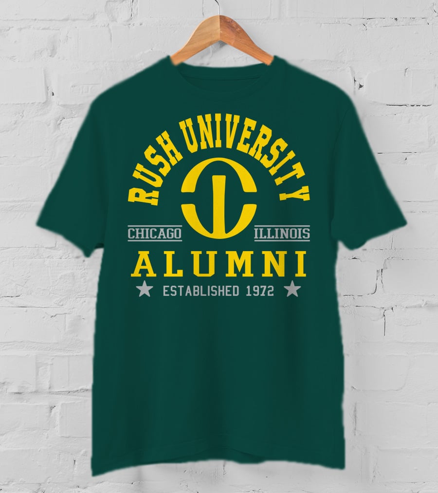 Rush University Alumni Chicago Illinois Established 1972 T-Shirt