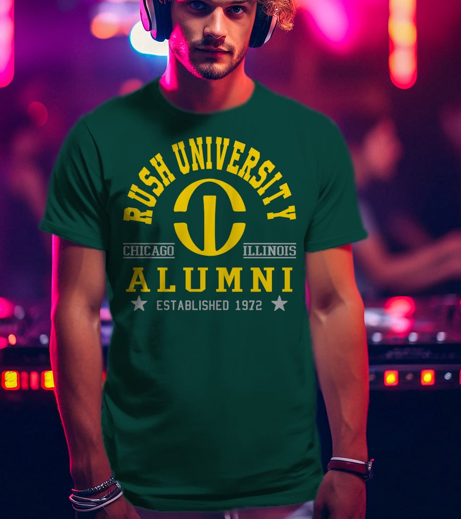 Rush University Alumni Chicago Illinois Established 1972 T-Shirt
