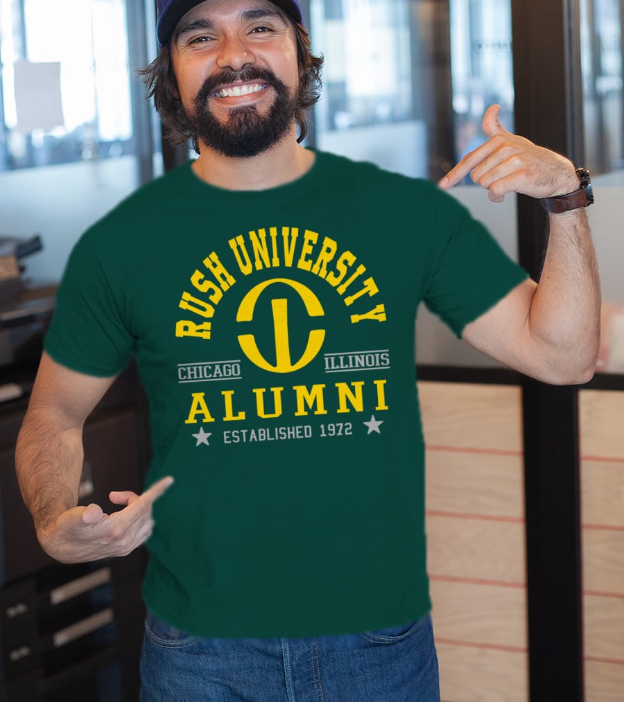 Rush University Alumni Chicago Illinois Established 1972 T-Shirt