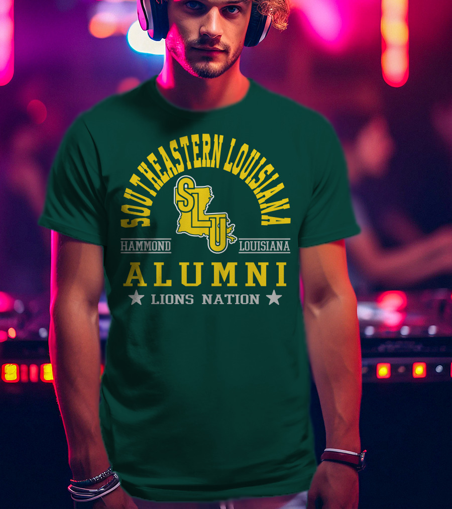 Southeastern Louisiana Alumni SLU Lions Nation Hammond Louisiana T-Shirt