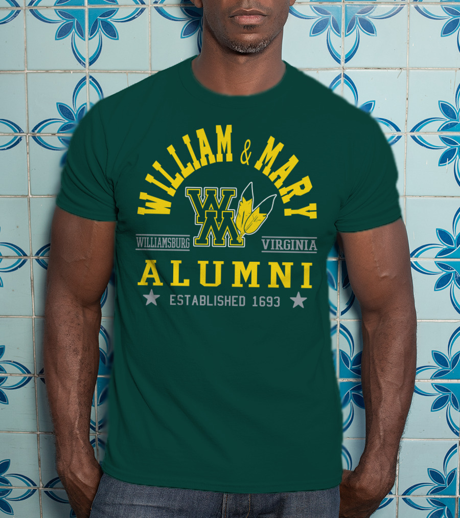 William And Mary Alumni Williamsburg Virginia Established 1693 T-Shirt