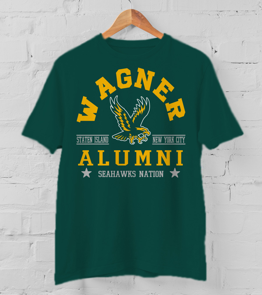 Wagner College Staten Island New York City Alumni Seahawks Nation T-Shirt