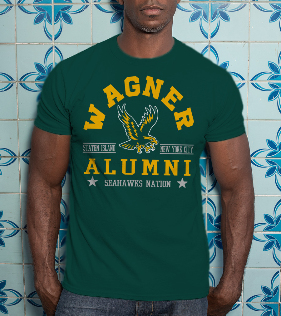 Wagner College Staten Island New York City Alumni Seahawks Nation T-Shirt