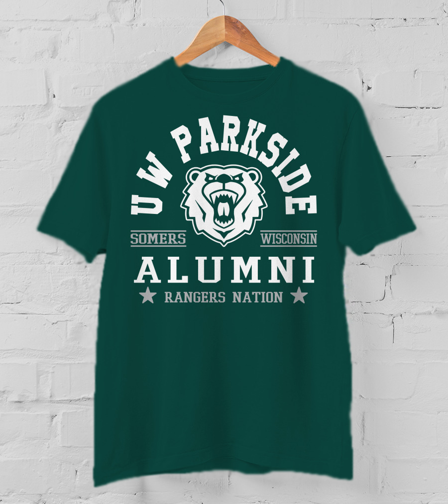 UW Parkside Somers Wisconsin Alumni Rangers Nation T-Shirt