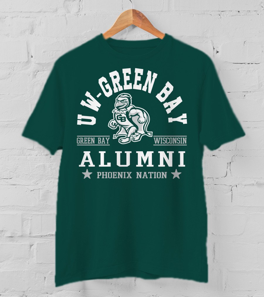 UW-Green Bay Phoenix Wisconsin Alumni Nation T-Shirt