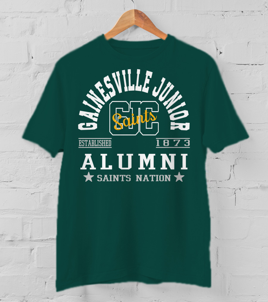 Gainesville Junior College Saints Alumni Established 1873 Saints Nation T-Shirt