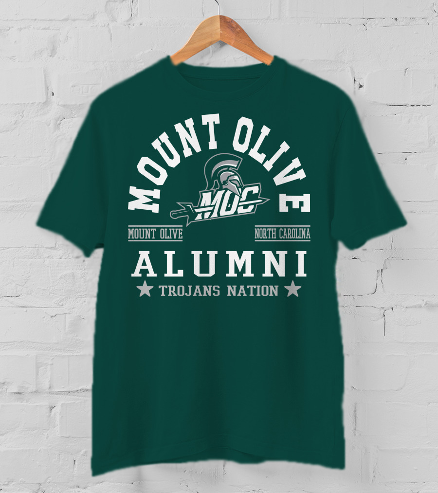 Mount Olive College Alumni Trojans Nation North Carolina MOC T-Shirt