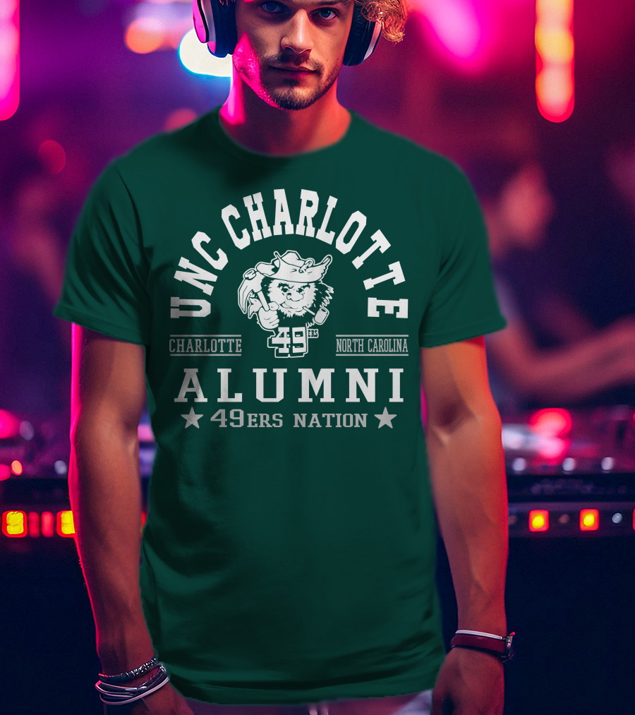 UNC Charlotte Alumni 49ers Nation Charlotte North Carolina T-Shirt