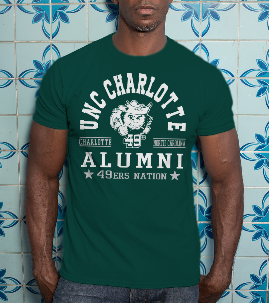UNC Charlotte Alumni 49ers Nation Charlotte North Carolina T-Shirt