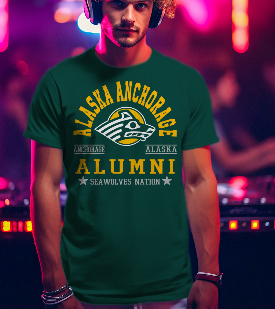 Alaska Anchorage Alumni Seawolves Nation T-Shirt