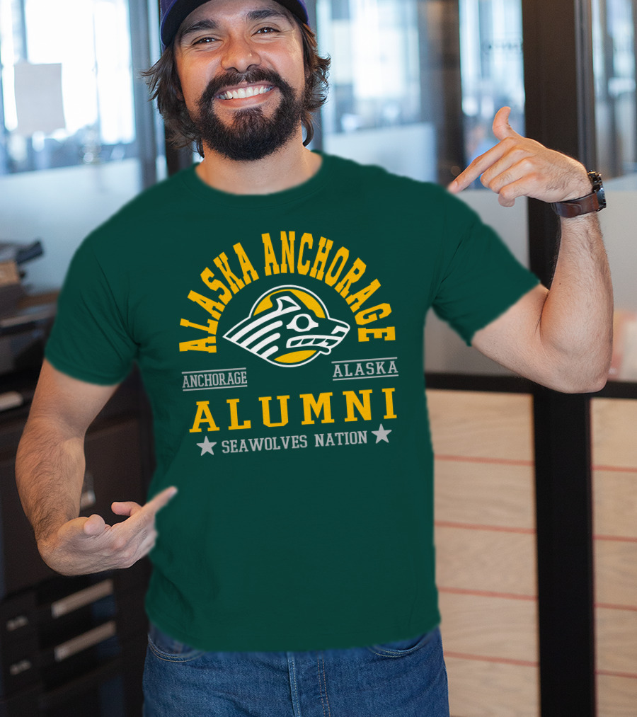 Alaska Anchorage Alumni Seawolves Nation T-Shirt