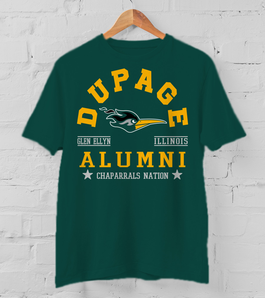 DuPage Glen Ellyn Illinois Alumni Chaparrals Nation T-Shirt