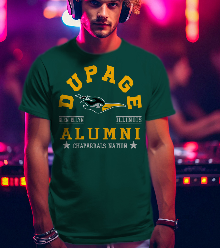 DuPage Glen Ellyn Illinois Alumni Chaparrals Nation T-Shirt