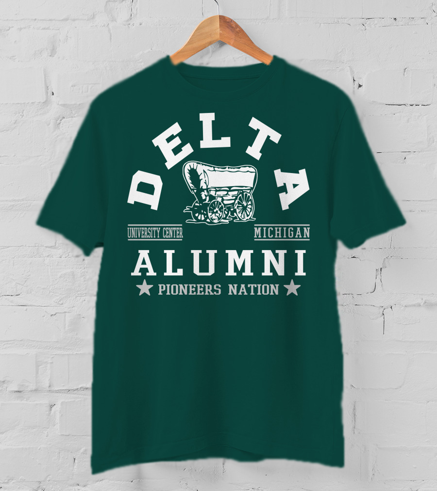 Delta University Center Michigan Alumni Pioneers Nation T-Shirt