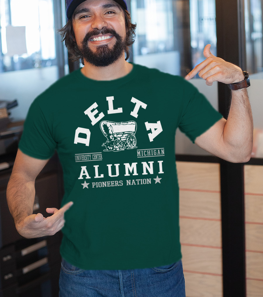 Delta University Center Michigan Alumni Pioneers Nation T-Shirt