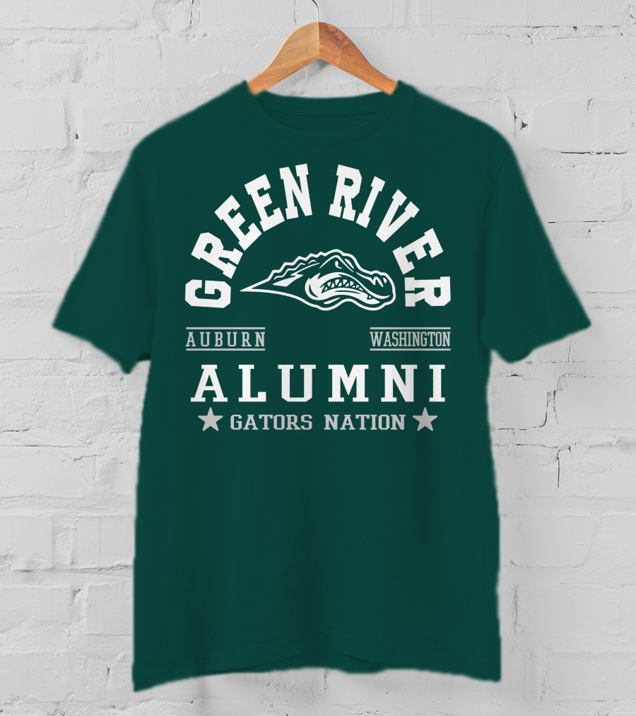 Green River Alumni Gators Nation Auburn Washington T-Shirt