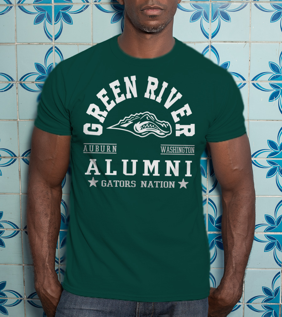Green River Alumni Gators Nation Auburn Washington T-Shirt