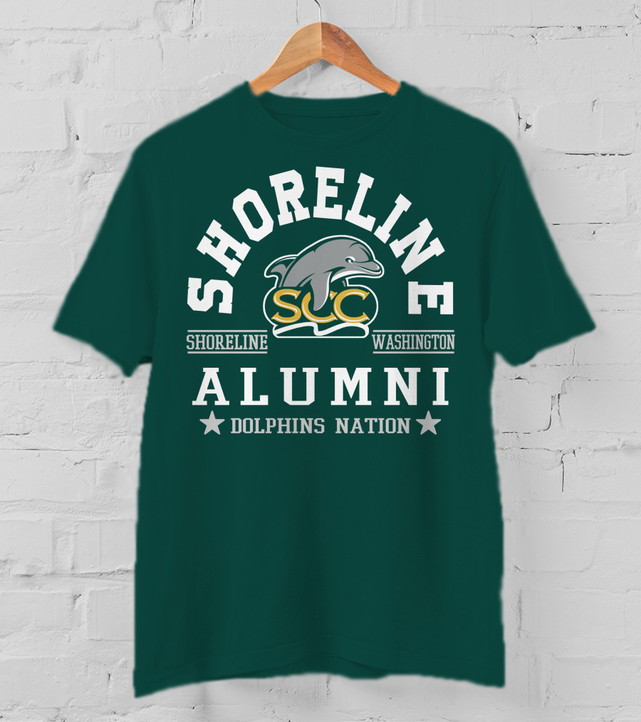 Shoreline Washington SCC Alumni Dolphins Nation T-Shirt