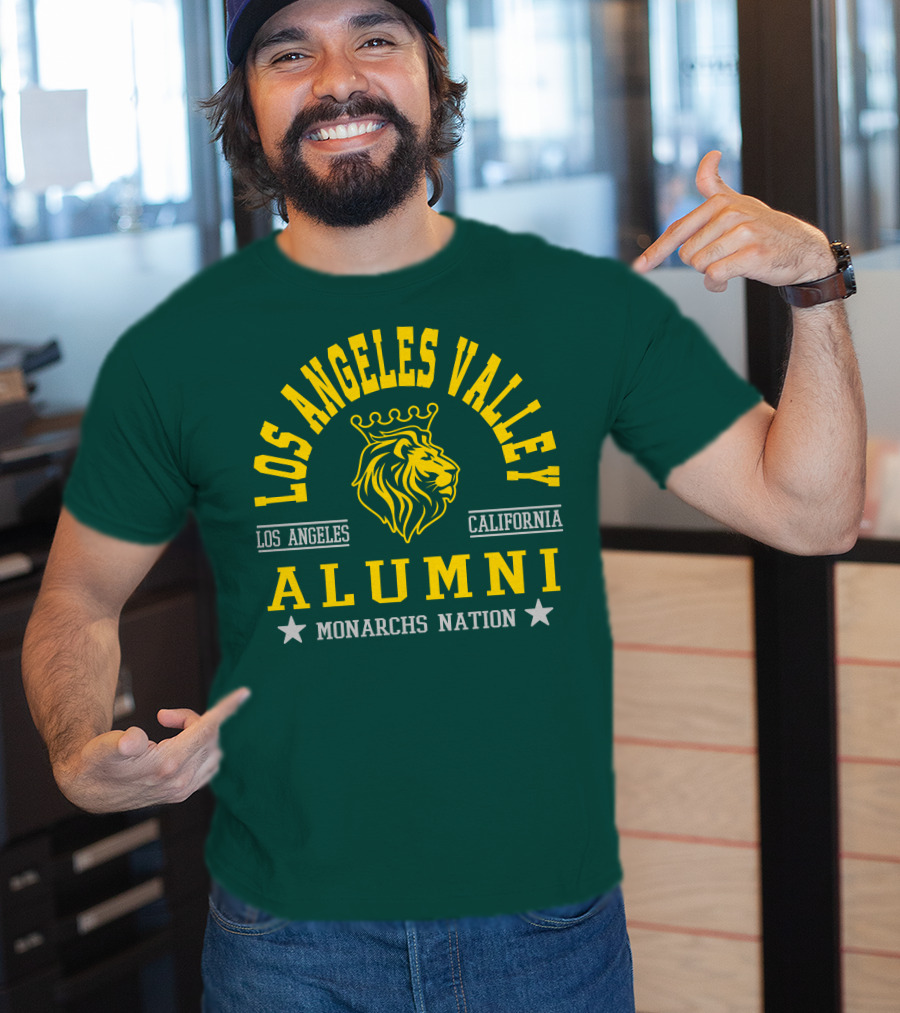 Los Angeles Valley Alumni Monarchs Nation California Lion T-Shirt