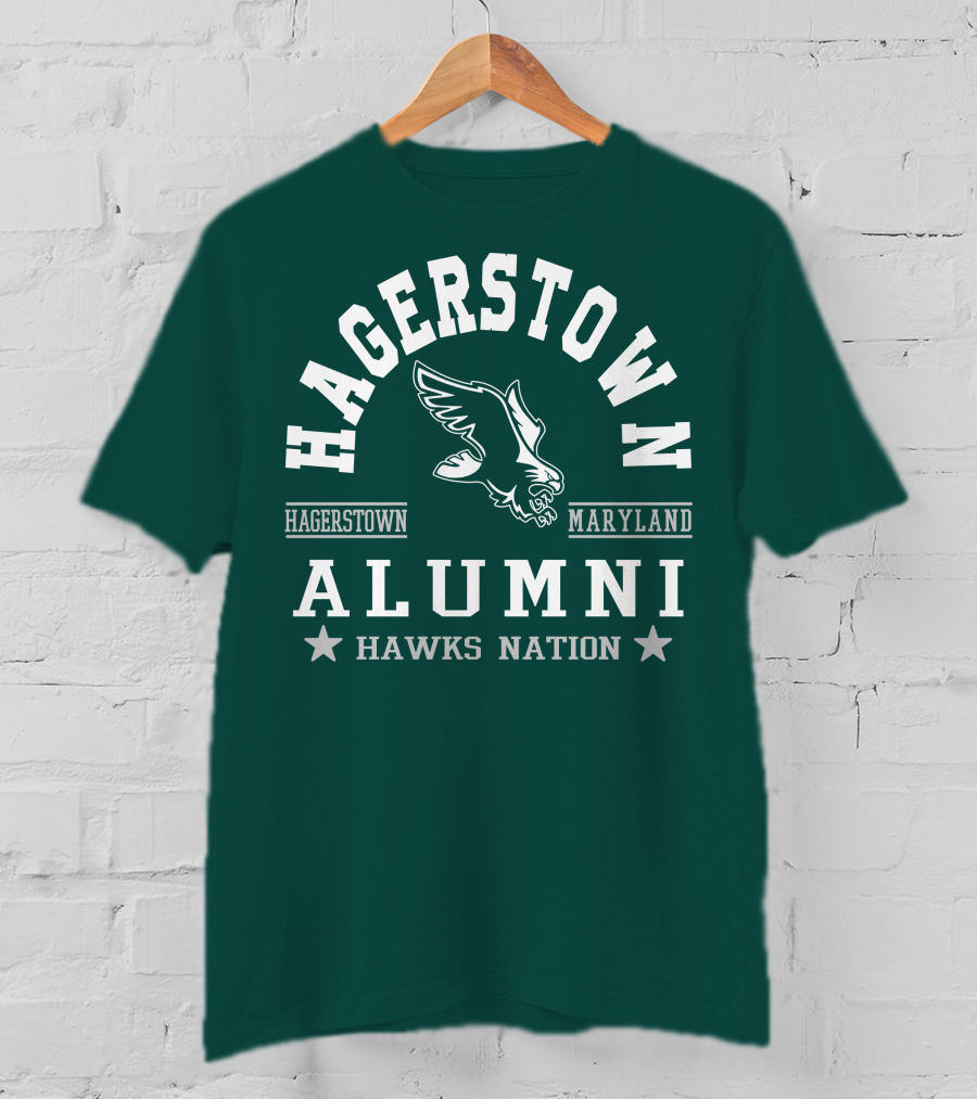 Hagerstown Maryland Alumni Hawks Nation T-Shirt
