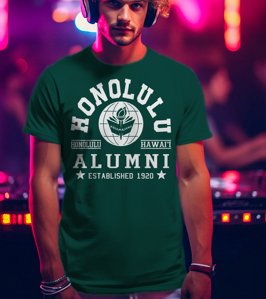 Honolulu Hawai'i Alumni Mālamalama Established 1920 T-Shirt