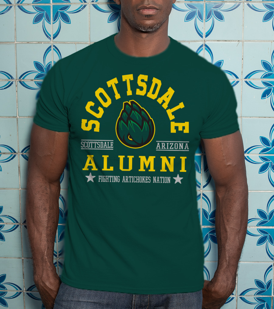 Scottsdale Arizona Alumni Fighting Artichokes Nation T-Shirt