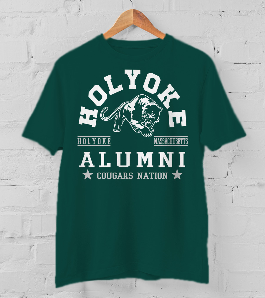 Holyoke Alumni Cougars Nation Massachusetts T-Shirt