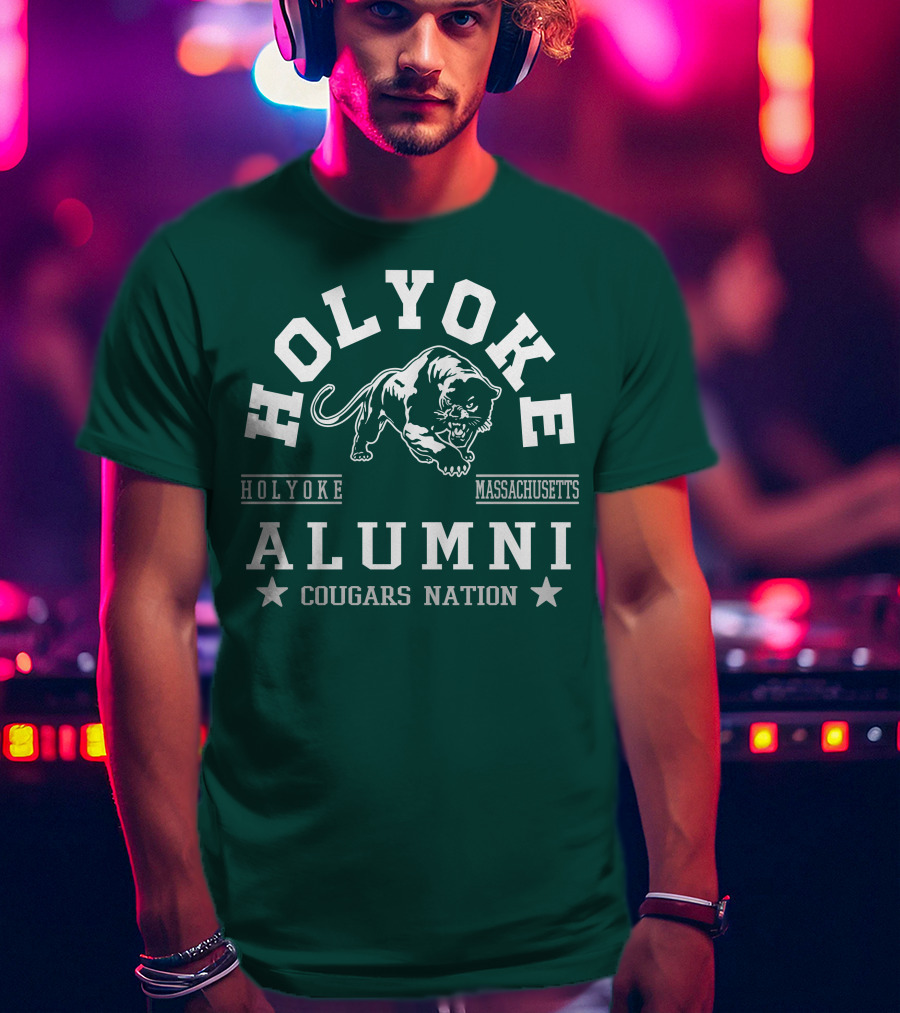 Holyoke Alumni Cougars Nation Massachusetts T-Shirt
