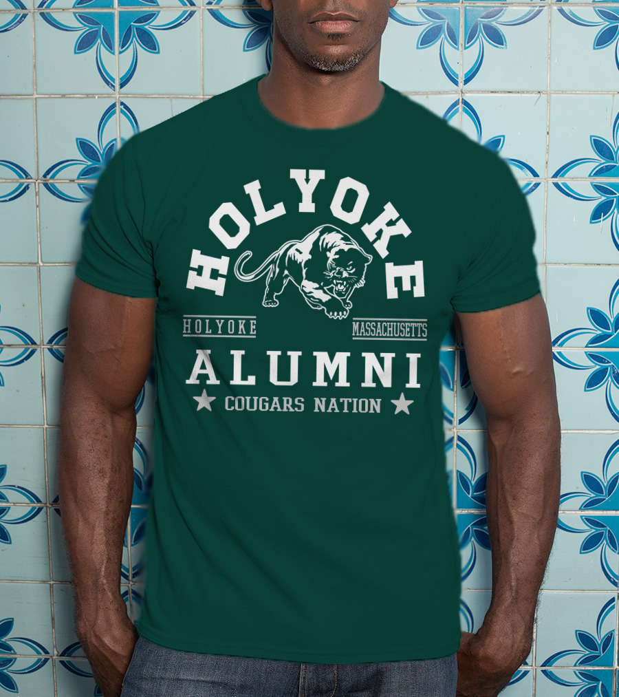 Holyoke Alumni Cougars Nation Massachusetts T-Shirt