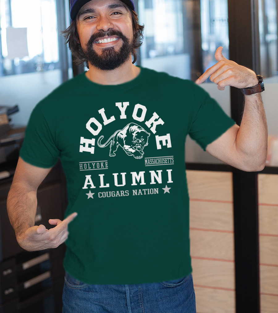Holyoke Alumni Cougars Nation Massachusetts T-Shirt