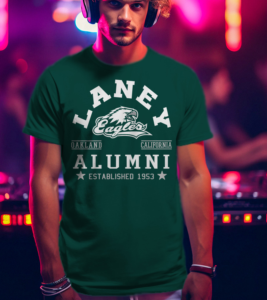 Laney Eagles Alumni Oakland California Established 1953 T-Shirt
