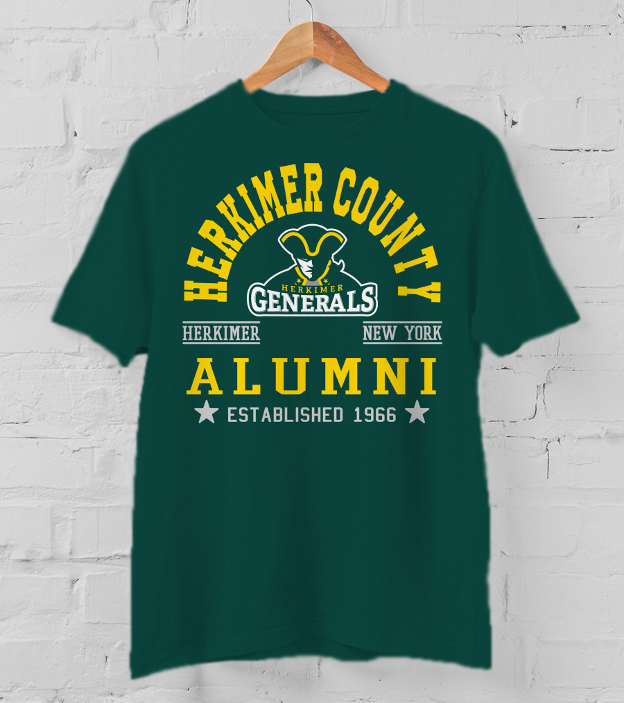 Herkimer County Generals Alumni New York Established 1966 T-Shirt
