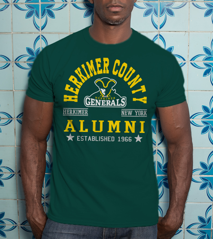Herkimer County Generals Alumni New York Established 1966 T-Shirt