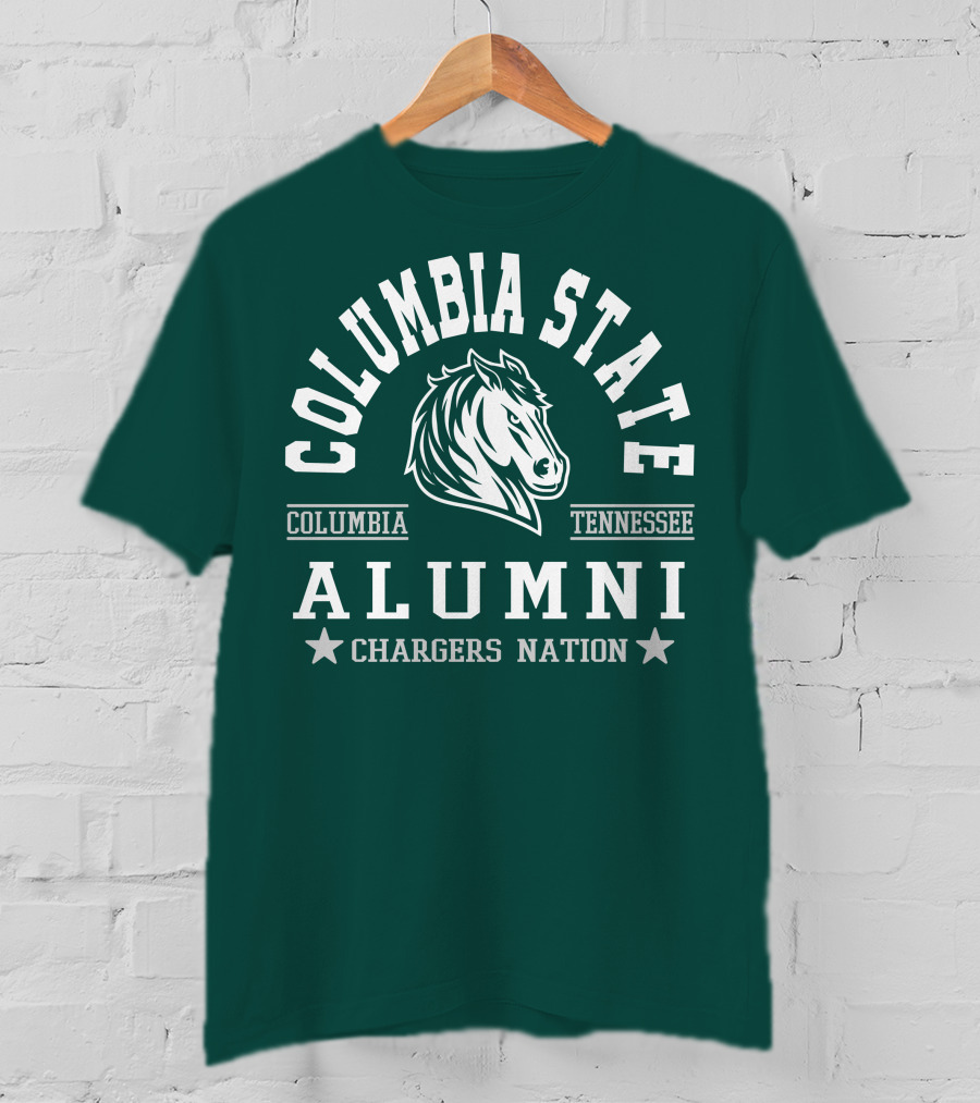 Columbia State Tennessee Alumni Chargers Nation T-Shirt